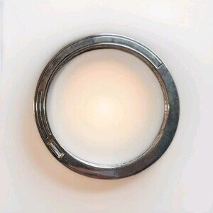 Vintage Givenchy Silver & Gold toned Crystal Embellished Bangle Bracelet Luxury